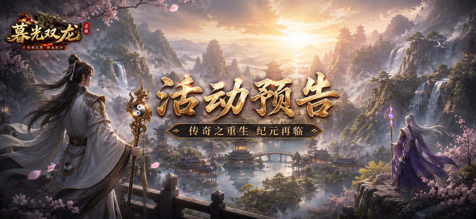 《传奇4手游》官网-暮光双龙官网许愿池首期活动追加奖励公告