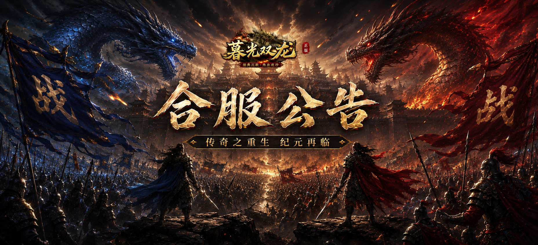 《传奇4手游》官网-暮光双龙官网6月服务器合服公告